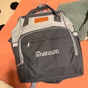 Two-Tone Gray Backpack